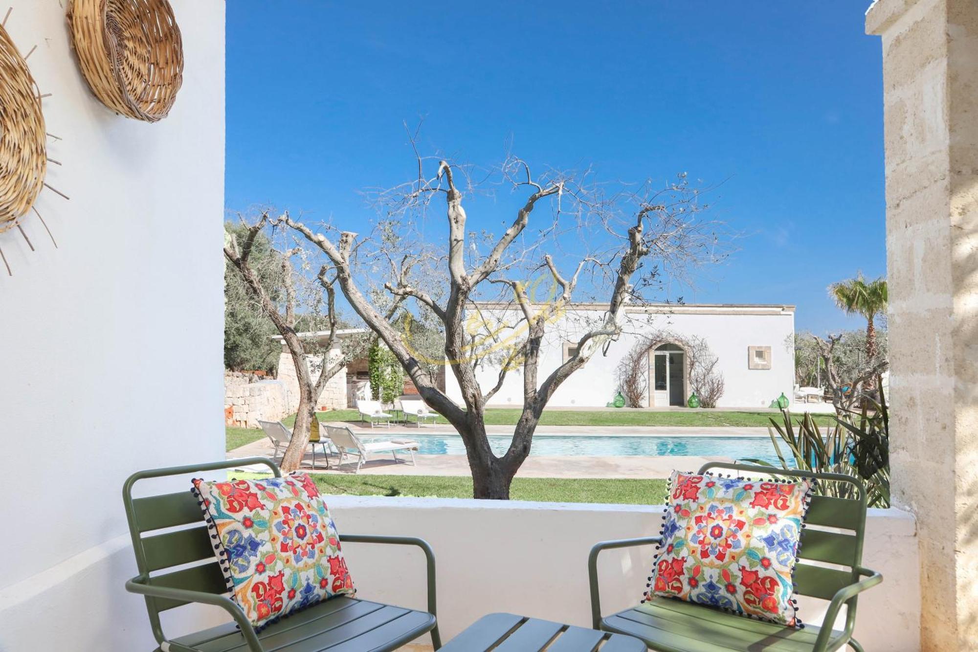 Вилла Td Dimora Del Giglio With Organic Garden With Pool Остуни Экстерьер фото